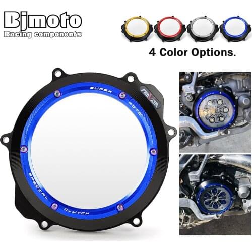 Motorcycle CNC Racing Clear Clutch Cover For Yamaha YZ250 1999-2020 YZ250X 2016 2017 2018 2019 2020
