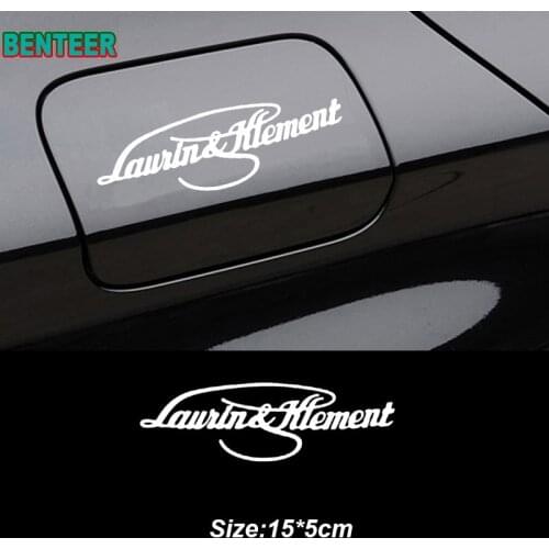Laurin & Klement Car tank cap sticker for Skoda Fabia Octavia MK2 Rapid Spaceback Superb Yeti Roomster