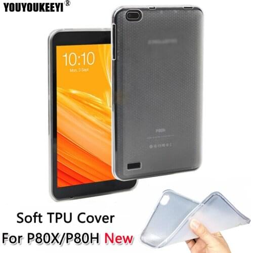 Simple Soft TPU Case For Teclast P80X Fall protector cover For Teclast P80H 2019 8.0 Inch Tablet PC Protective Fuda + Gift