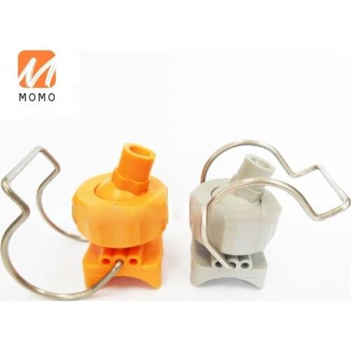 Adjustable clip eyelet spray nozzle,plastic pretreatment flat spray nozzle