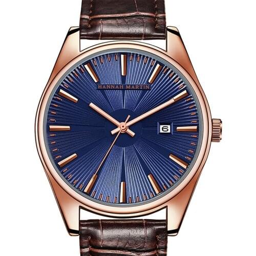 Мужские часы с кожаным ремешком SAMCO China At AliExpress