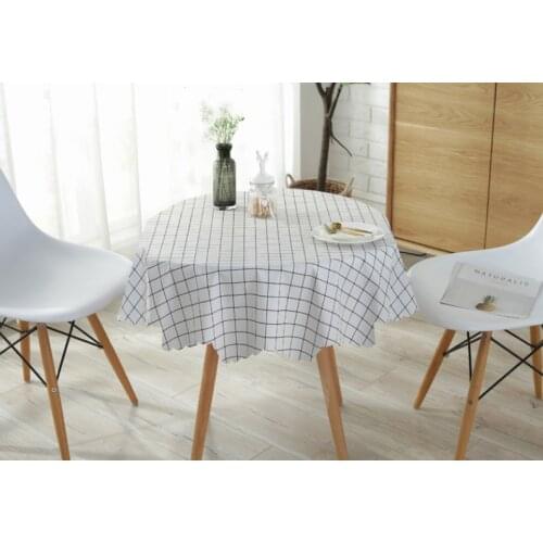 PVC waterproof table cloth round tablecloth dining living room no-clean home hotel party table decor elegant table cover LF92