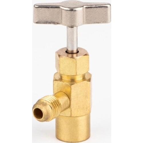 High Quality New R134A Can Tap Valve Refrigerant Dispenser Tool with Tank Adapter for 1/2 inch AC Freon Charging Hose