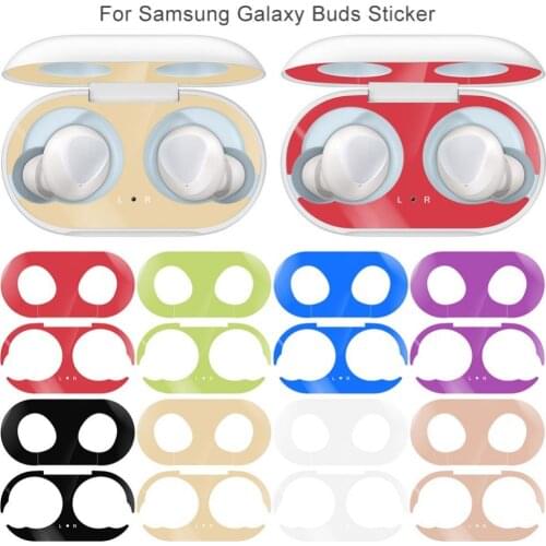 2Pcs Dust Guard Earphone Case Protective Film Sticker for Samsung Galaxy Buds
