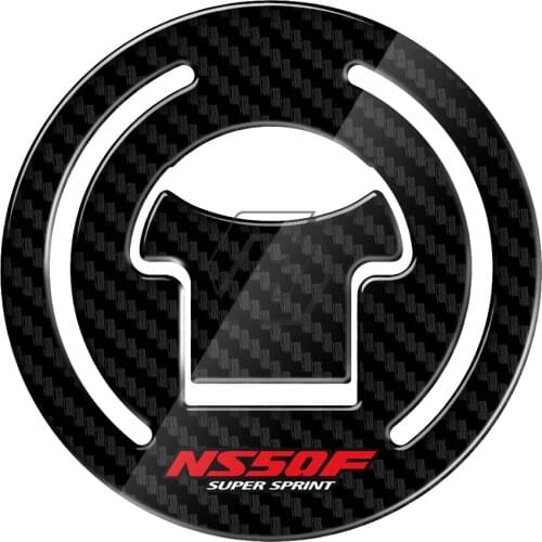 3D Carbon-look Motorcycle Fuel Gas Cap Protector Decals Case for HONDA NS50F Super Sprint NS 50F 1990