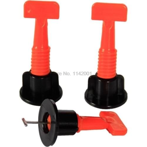 40bags 50pcs/set Level Wedges Tile Spacers for Flooring Wall Tile Leveling System Leveler Locator Spacers Plier Balance tool