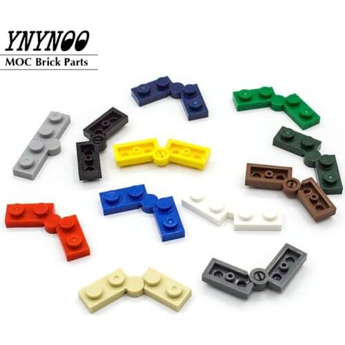 40Pcs/lot Hinge Plate 1x4 Swivel Top MOC Building Blocks Bricks Parts Creative Toys Kids Education Compatible with 73983 19954