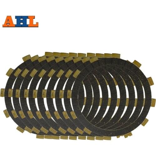 Motorcycle Clutch Friction Plates Kit Set for YAMAHA TDM850 TDM900 TRX850 Bakelite Clutch Lining 9PCS #CP-0004