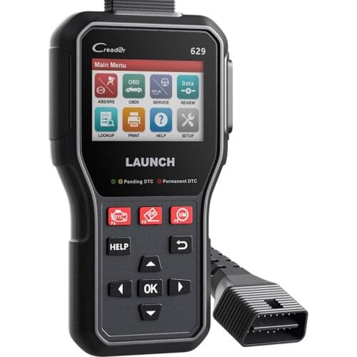 New launch cr629 obd2 scanner abs srs code reader obd 2 autoscanner active test obdii car scanner