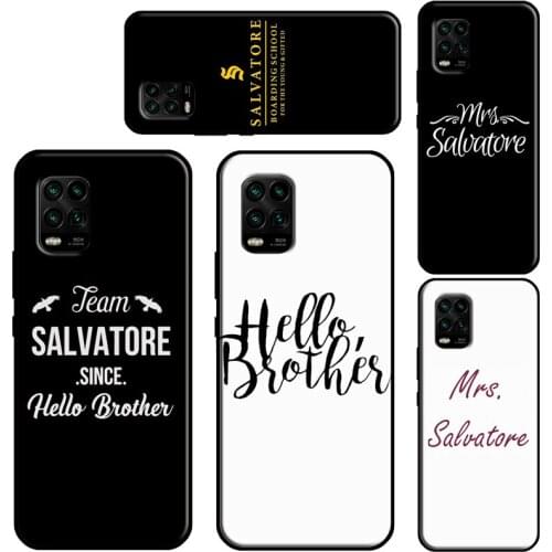 Vampire Diaries Mrs Salvatore Case For Xiaomi Mi 11 Lite Ultra 9T 10T Pro Mi Note 10 Lite POCO F3 M3 X3 Pro TPU Cover