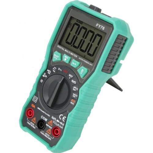 FY76 Automatic Range Digital Multimeter 0~600V AC DC True RMS Tester with LCD Display