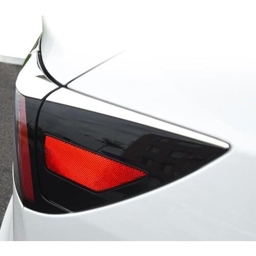 For Tesla Model 3 Car Taillight Decoration Stickers, Rear Headlight Frame Modification Bright Strip Exterior Accessories