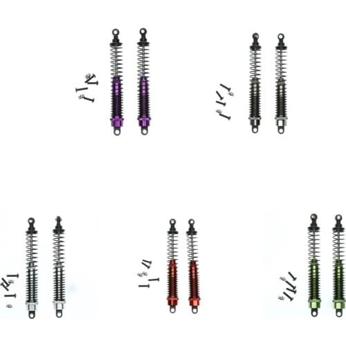 RC Car Parts Front Shock Absorber for Wltoys K949 10428 1/10 RC Model Car - Silver