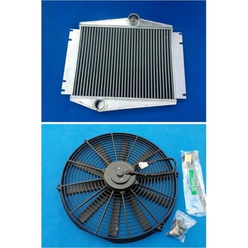 All Aluminum Intercooler + Fan For Volvo Turbo Volvo 850 S70 V70 C70 1998-2000 1998 1999 2000