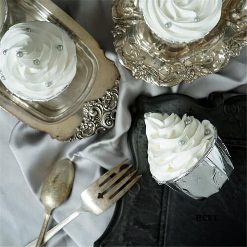 Artificial fake cup cake bar cafe pastry dessert house shop store wedding decoration rose flower simulation cake model props