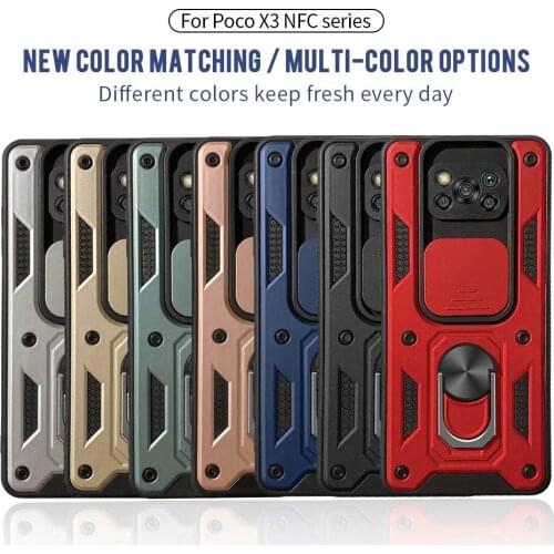 Magnetic Holder Ring Cover Coque For Xiaomi Poco X3 Pro Case Camera Protect Armor Phone Cover Mi Pocophone X 3 NFC PocoX3 X3Pro
