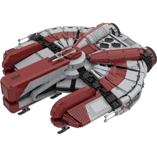 Ebon Model Hawk Robot Transport 30979 Battleshipss Bricks Kid MOC Starship Vehicle Brick Build Eagle Battle Star MK1 Wars