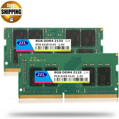 JZL Laptop Sodimm PC4-17000 DDR4 2133MHz 8GB PC4 17000 DDR 4 2133 MHz LC15 1.2V 260-PIN Memory Module Ram for Lap top / Notebook