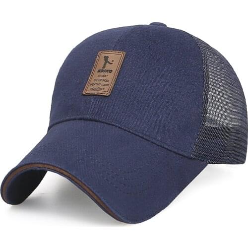 Washed Baseball Cap Adjustable Trucker Baseball Cap Trucker Mesh Cap Fishing Hat Cotton Twill Mesh Outdoor Sport Sun Hat