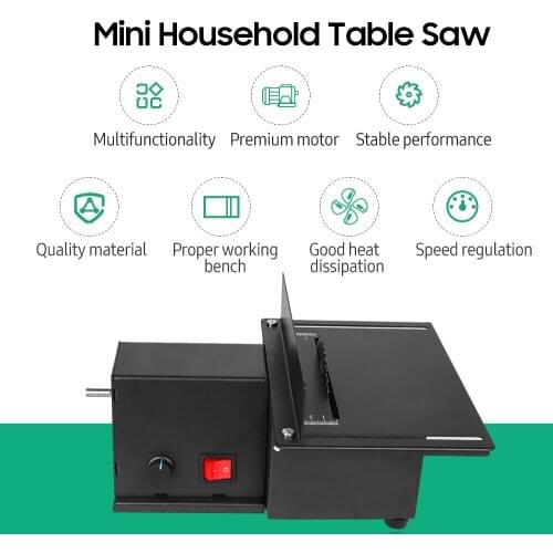 1800W Mini Table Saw 15000RPM Desktop Saw Electric Grinding Polishing Cutting Machine Adjustable Speed 41MM Cutting Depth Saw