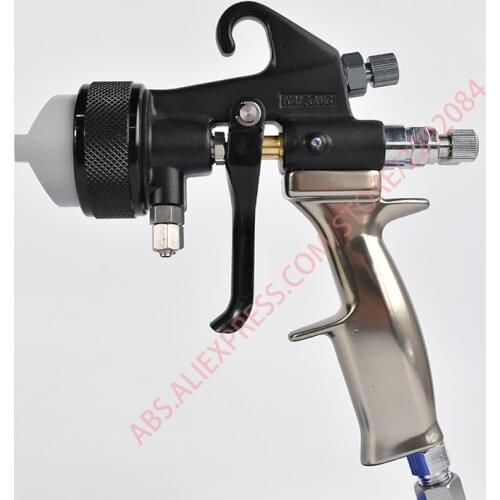 Professional Nano Coating Spray Gun Double head chrome painting PE paint gun Dual Nozzle polyurethane Spray Painting tools