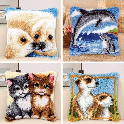 Prajna Latch Hook Kits Diy Smyrna Knooppakket Do It Yourself Cross Stitch Pillows Foamiran For Flowers Embroidery Package Pillow