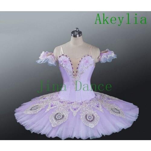 Lilac Ballet Tutu Sleeping Beauty Variation Professional Ballet Competiton Ballet Tutu Dress for girls Nutcracker tutu