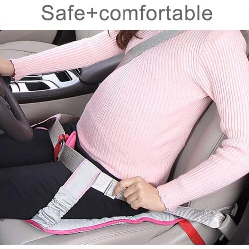 Pregnant Woman Safety Driving Car Seat Belt Soft Cushion Pad Protection Strap Pregnant Car Seat Belt Adjuster for Moms Belly