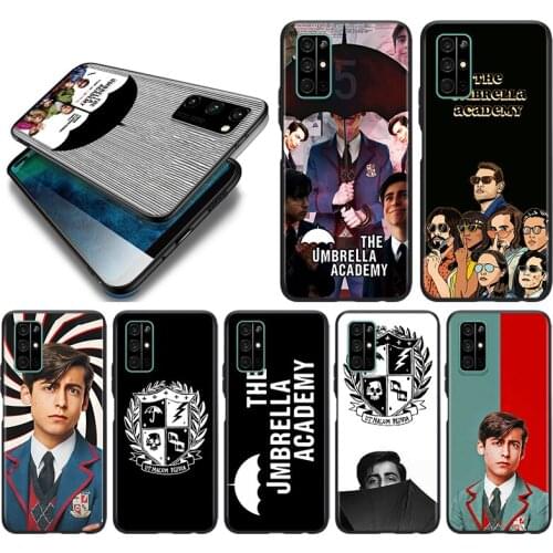 Umbrella academy Silicone Cover For Huawei Honor 10i 10 9C 9A RU 9X 9N 9S 9 Pro Lite Play 3E V9 Black Phone Case
