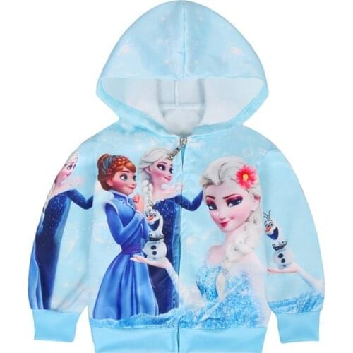Disney Frozen 2 Girls Hoodies Elsa Anna Sweatshirt For Girls Printing Kid Clothes Toddler Girls Sweatshirt Children Clothing