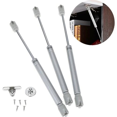 1PC 20/40/50/200/300N Furniture Cabinet Door Stay Soft Close Hinge Hydraulic Gas Lift Strut Support Rod Pressure