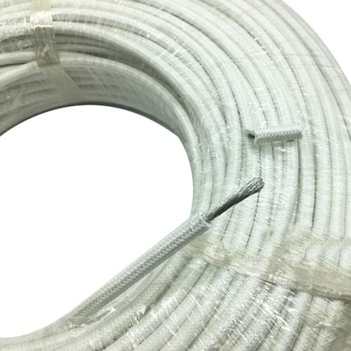 25 Square Refractory Temperature Resistant Wire Silicone Rubber Braided Insulated High Temperature Electrical lead Wire