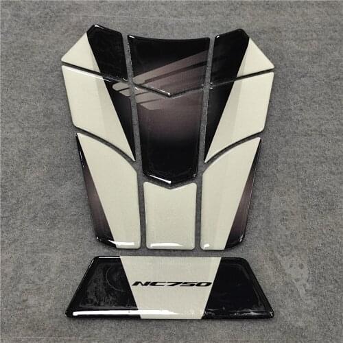 3D Resin High Quality For HONDA NC750 NC750X NC 750 X Tank Pad Stickers MOTO Protector Decal Gas Cap Pad Motorbike Tankpad