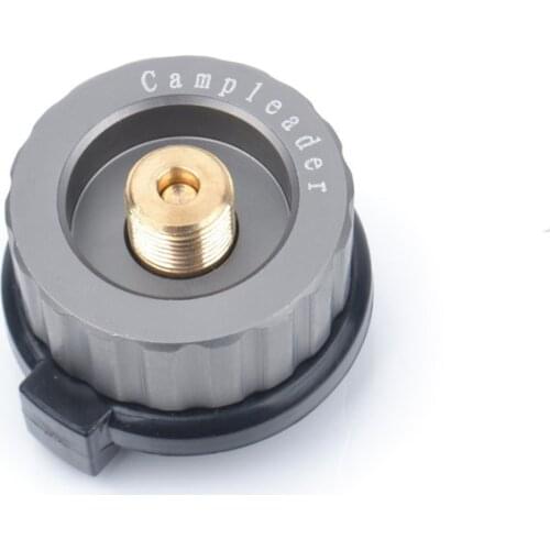 Hot Outdoor Stove Burn Adaptor Split Type Furnace Converter Connector Auto-off Gas Cartridge Tank Cylinder Adapter Camping