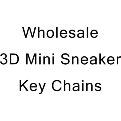 FREE SHIPPING BY DHL Wholesale 3D Mini Sneaker Keychains Mini Shoe Keyrings