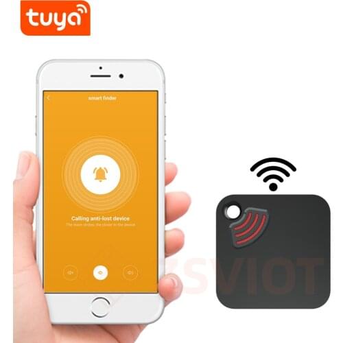 Tuya Mini Anti Lost Alarm Smart Pets Wireless Bluetooth Tracer GPS Locator Keychain Child Pet Dog Anti-theft Alarm