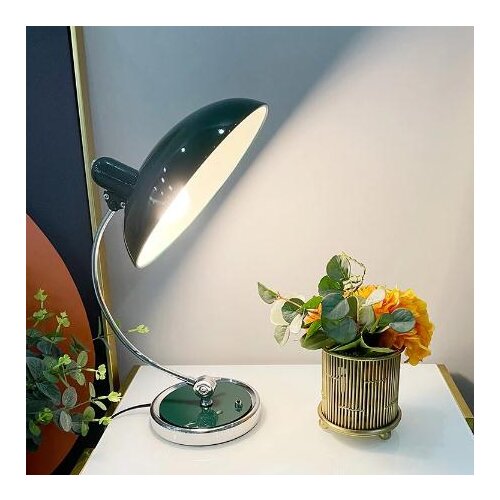 Danish Designer LED Table Lamp Bedroom Classic Engraving Home Decor Table Light Simple Office Villa Retro Decor Bedside Lamp