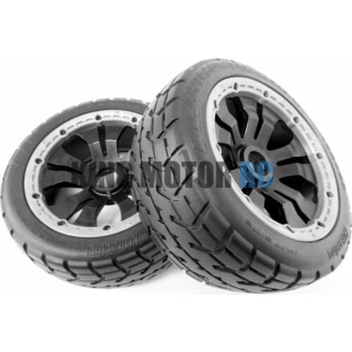 King Motor Aluminum Alloy Rims Wheels, 24mm Hex Fits HPI ajia Truck 5T, SC T1000