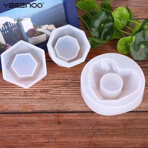 Flower Pot Mold Epoxy Resin Dried Flower Moulds Jewelry Tools UV Resin Jewelry Accesorries Hand Made Soap Drop Mold