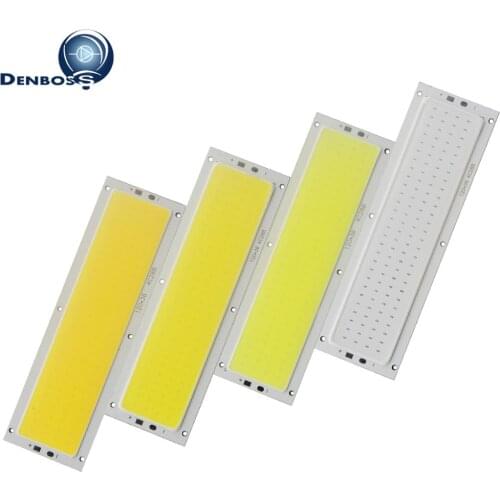 HOT SALE 12cm COB LED Strip 12V Light 12W 1000LM tubes Natural Warm White Blue LED FLIP Chip for DIY auto Lamp LED COB Strip