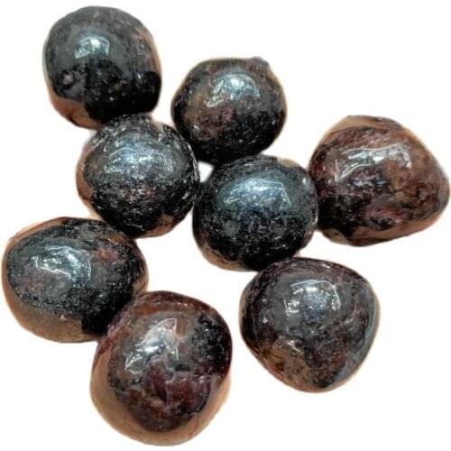 Garnet tumbled stones quartz crystals natural minerals massage gemstones healing home decoration
