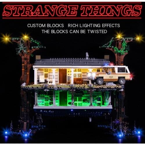 Led Lighting Kit for 75810 Stranger Things The Upside Down (only Led Light, No Block Kit)