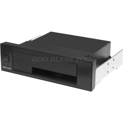 5.25 Inch Internal Tray-Less Bay SATA III Hard Drive Backplane Enclosure Hot Swap Mobile Rack For 2.5"/3.5" HDD or SSD Drop Ship