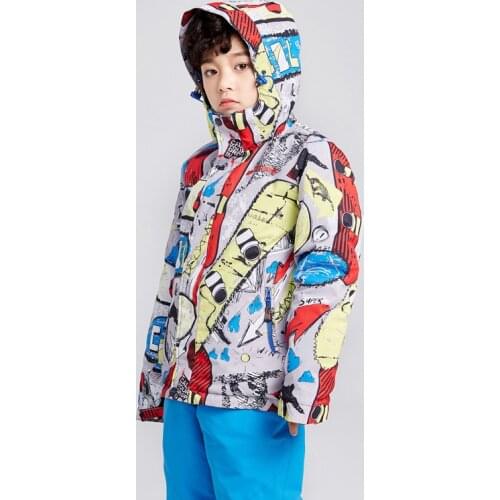Winter Warm Boys Ski Jackets Hoodie Kids Snow Coats Sport Boy Outwear Snowboarding Teenage Children Skiing Windbreaker Clothes