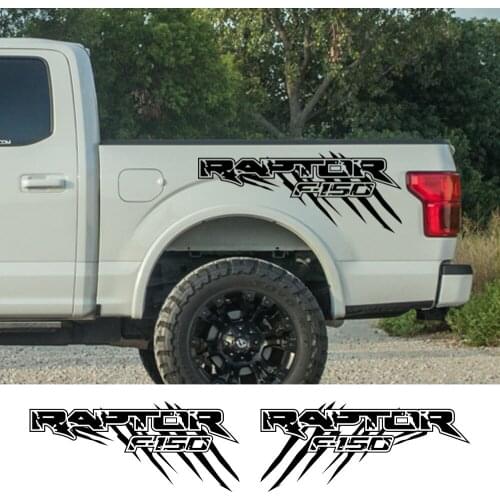 Pickup Trunk Bed Side Stickers For Ford F150 Raptor SVT Truck Graphics Decals Car Vinyl Film Decor Cover Auto Tuning Accessories