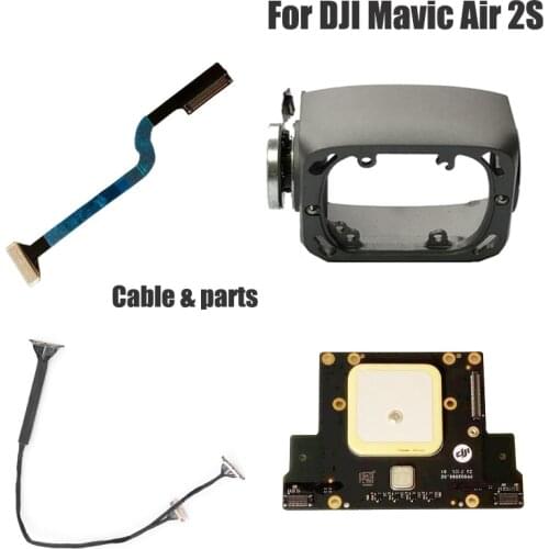 Original For Mavic Air 2S Gimbal Flex Flexible Flat Cable Signal gimbal camera lens frame Line Wire GPS Cable /GPS Board Repair