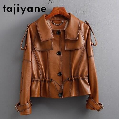 Autumn Korean Women Clothes Womens Real Leather Jacket Woman Genuine Sheepskin Jackets Female Coat Vintage Mujer Chaqueta TN2778