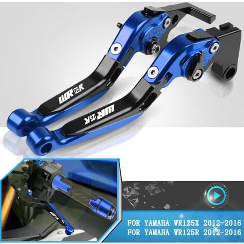 Motorcycle Dirt Bike Lever Motocross Pivot Brake Clutch Levers For Yamaha WR125X WR125R WR 125R wr125 x 2012 2013 2014 2015 2016