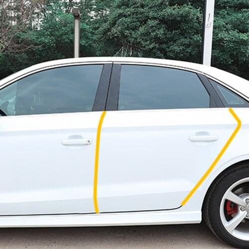 Car Styling Door Edge Scratch Crash Strip Protection For Peugeot 206 207 208 301 307 308 407 2008 3008 4008