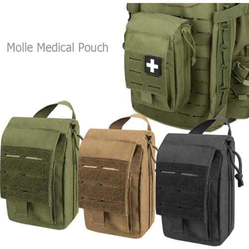 Military Army Molle Pouch Camping EMT Survival First Aid Kit Waist Bag Tactical Medical Pack Emergency Outdoor Hunting EDC Pack